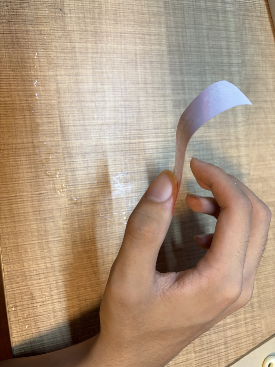 direct adhesive contact
